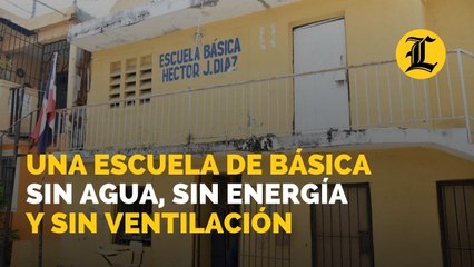 Una escuela de básica sin agua, sin energía y sin ventilación