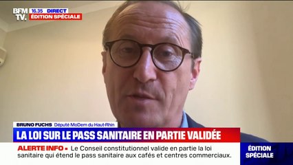 Bruno Fuchs sur le pass sanitaire: "J'espère que c'est la fin d'une séquence assez animée"