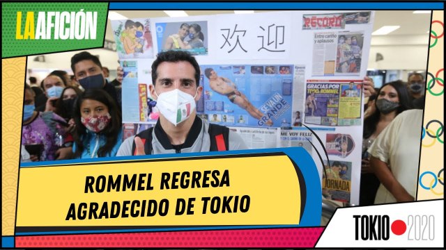 Rommel Pacheco regresa de Tokio satisfecho con sus últimos olímpicos