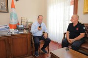 Son dakika haber | Belediye Başkanı Gürkan'dan, Muğla'da yangın söndürme çalışmasına katılan itfaiye erlerine destek