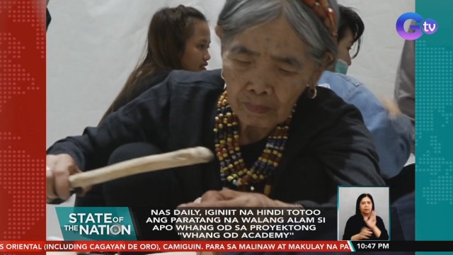 Nas Daily, iginiit na hindi totoo ang paratang na walang alam si Apo Whang Od sa proyektong 'Whang Od Academy' | SONA