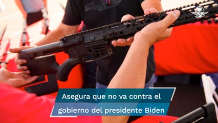 Denuncia a fabricantes de armas de EU "no es injerencista": AMLO