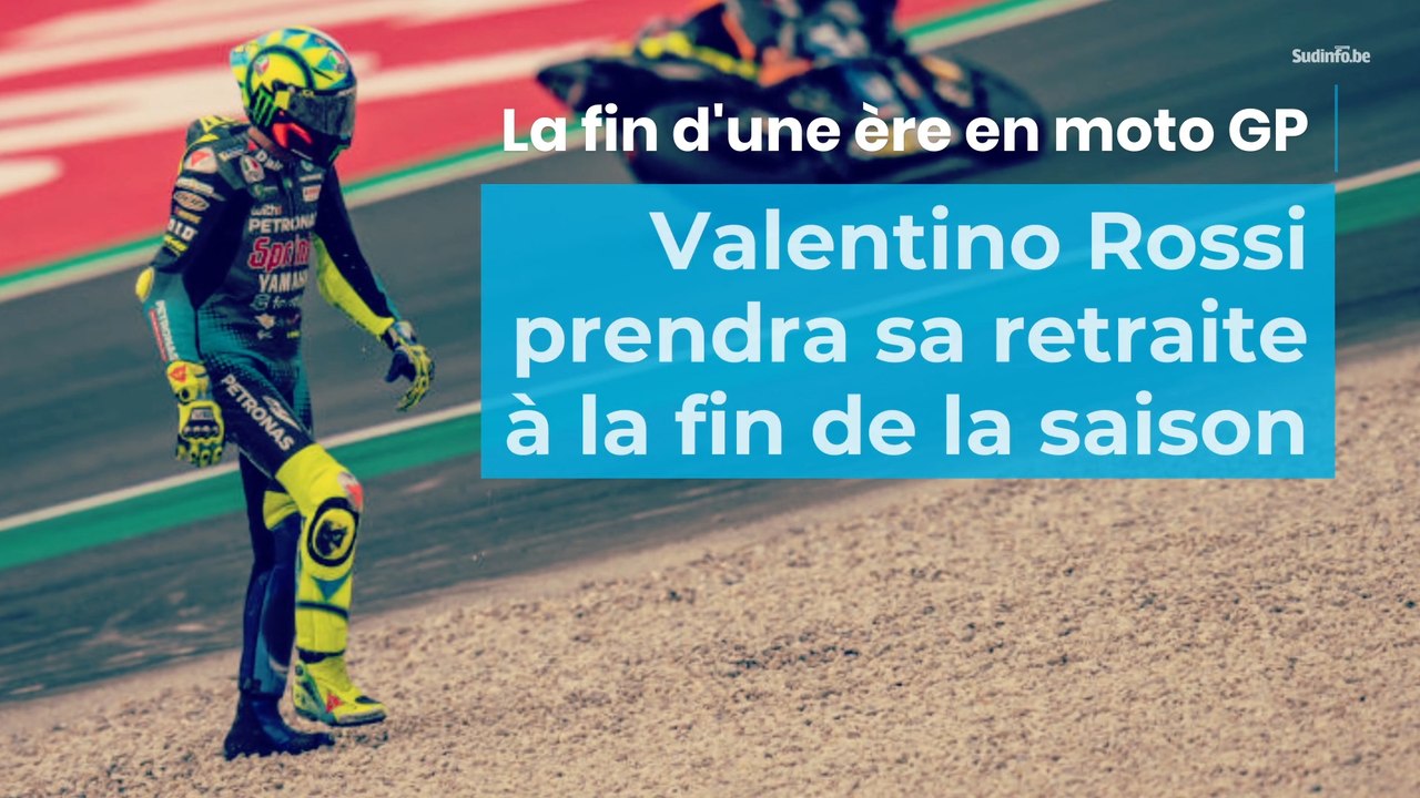 Moto GP : Valentino Rossi va prendre sa retraite à la fin de la saison 2021