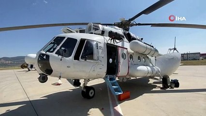 Ukrayna’dan gelen 5 helikopter yangınlara gece müdahalesi için havalanacak