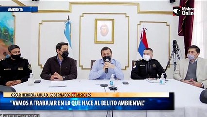 "Vamos a trabajar en lo que hace al delito ambiental"