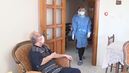 Felçli hasta, evde bakım hizmetiyle yeniden yürümeye başladı