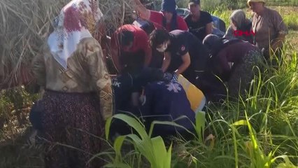 ANNESİNİN KULLANDIĞI TRAKTÖRDEN DÜŞEN İREM, TEKERLEĞİN ALTINDA KALDI