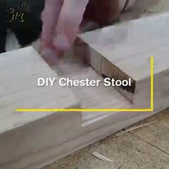 TURNED A PLASTIC CHAIR INTO A DIY CHESTER CHAIR  DIY CHAIR ON A BUDGET  Puff  DIY poof