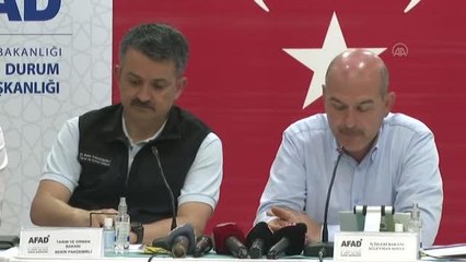 Soylu: "Yangın sebebiyle 11 bin 844 haneden 36 bin 365 vatandaşımız tahliye edildi"