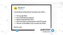 Socialeyesed - Lionel Messi's shock Barca departure