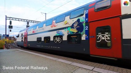 Low Angle View of the Swiss Federal Railways