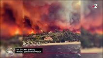 Grèce : de violents incendies dévastent toujours plusieurs parties du pays