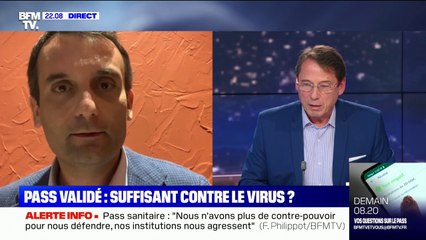 "Non, je ne suis pas vacciné": l'échange houleux entre Florian Philippot et Ludovic Toro