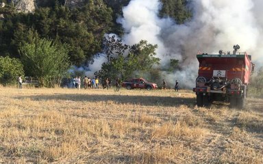 Son dakika haberleri! Bağ evinde çıkan yangın söndürüldü