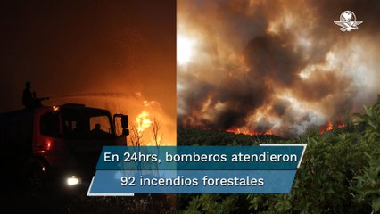 Realizan "fuerte" operativo para proteger de las llamas a Olimpia, cuna de los Juegos Olímpicos