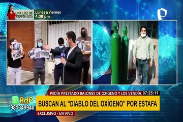 El "diablo del oxígeno": decenas buscan a estafador que está desaparecido cerca de 15 días