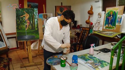 qmn-Rendimos homenaje a Pintor costarricense-050821