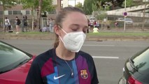 Barcelone - Les fans de Barcelone réagissent au départ de Messi