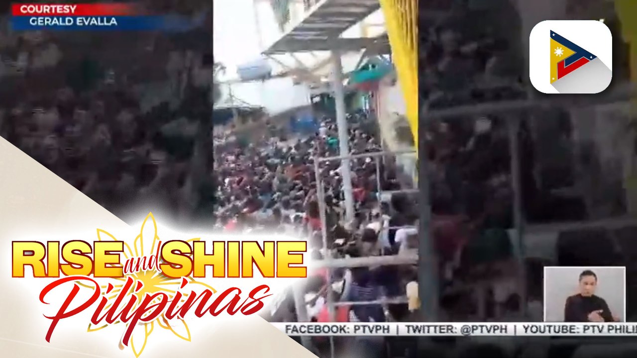 Video ng pagdagsa ng mga magpapabakuna sa vaccination site sa Las Piñas, nag-viral; Las Piñas LGU, nagpaalala na tanging mga residente lang ng lungsod ang kanilang babakunahan