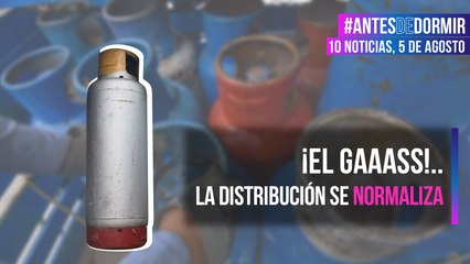 ¡El gaaass!.. la distribución se normaliza