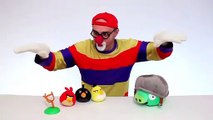 Dima der lustige Clown! Noch mehr Spass mit Angry Birds! Verrückte Kindervideos mit Lerni