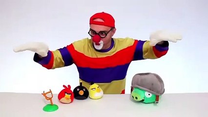 Dima der lustige Clown! Noch mehr Spass mit Angry Birds! Verrückte Kindervideos mit Lerni