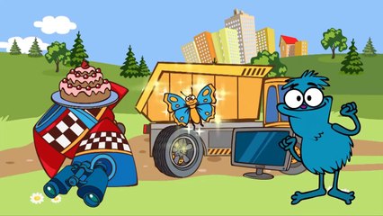 Lehrreicher Cartoon - Sammy Witzbold baut eine Rakete - Suchspiel