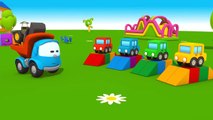 Leo Junior und der Autotransporter! 3D Animation für Kinder