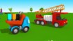 Leo Junior und die Farbkanone - Wir bemalen ein Feuerwehrauto - 3D Cartoon für Kinder