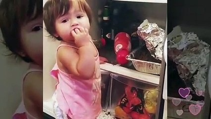 What Happens When Baby Open The Fridge Funny baby video