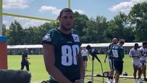 Tyree Jackson on developing as a tight end