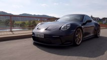 The new Porsche 911 GT3 in Shark blue Driving Video