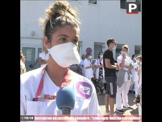 Grève à l'AP-HM contre la vaccination obligatoire des soignants : "Convaincre mais pas contraindre"