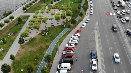 Sıcaktan bunalan vatandaşlar sahillere ve parklara akın etti