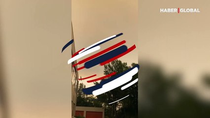 İzmir'de gökyüzünün görüntüsü sosyal medyada gündem oldu: Zombi dizileri gibi