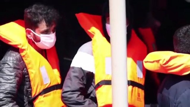 UK Border Force rescue dozens of migrants who attempted to cross English Channel in small boats