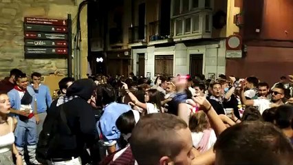 Aglomeraciones en Vitoria coincidiendo con las fiestas de La Blanca