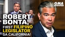 Robert Bonta, first Filipino legislator sa California! | GMA News Feed