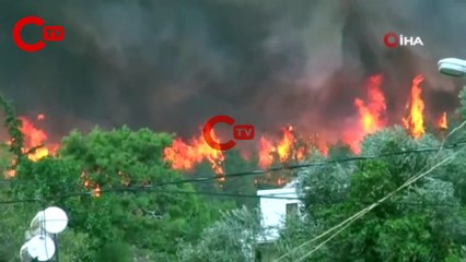 Muğla yangınlarında 9’uncu gün! Yangınlar devam ediyor