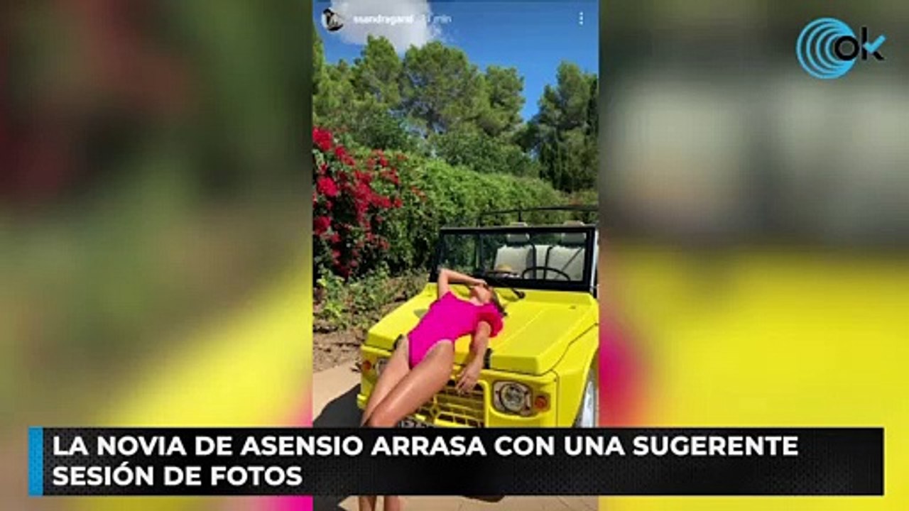 La novia de Asensio arrasa con una sugerente sesión de fotos