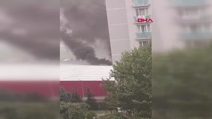 Son dakika haber! ESENYURT'TA FABRİKADA YANGIN-1