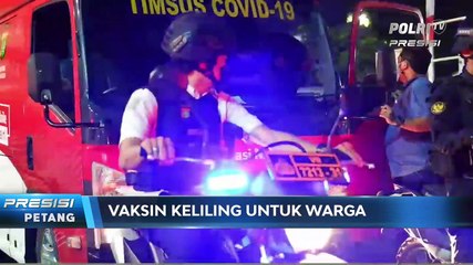 Pelaksanaan Kegiatan Vaksin Keliling Polres Metro Jakarta Selatan