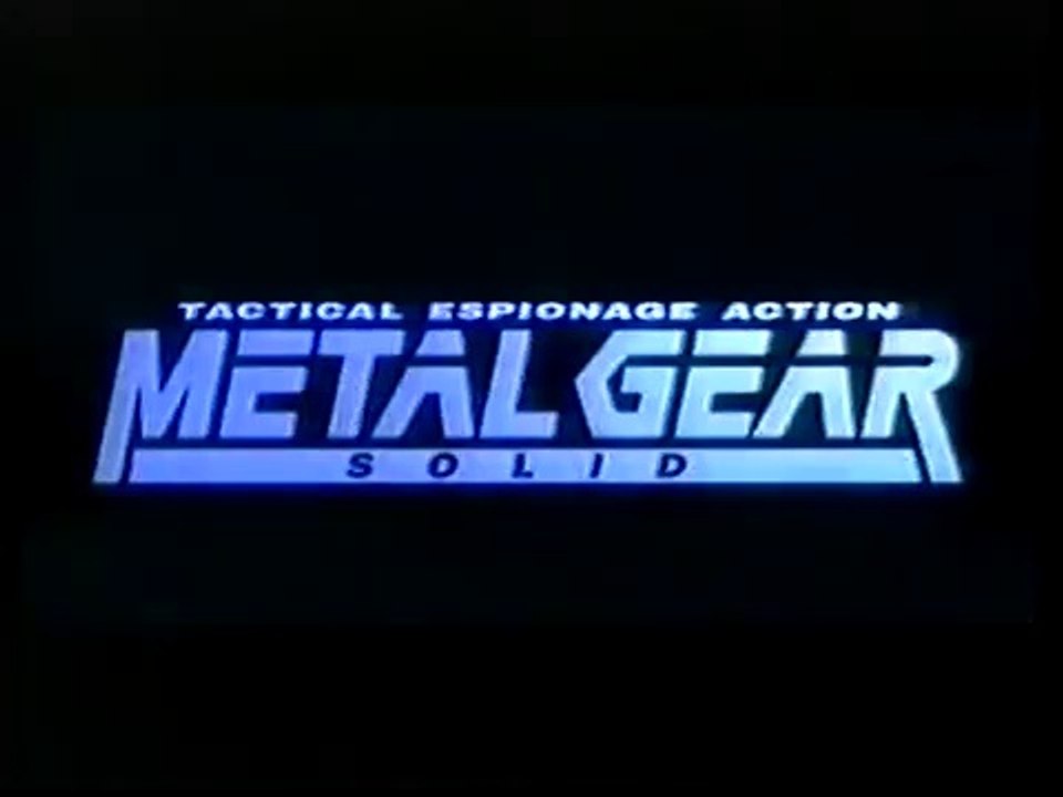 Anuncio del Metal Gear Solid para PlayStation (PSX)