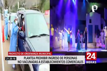 Regidor de Lima presenta proyecto que daría a vacunados libre acceso a espacios públicos