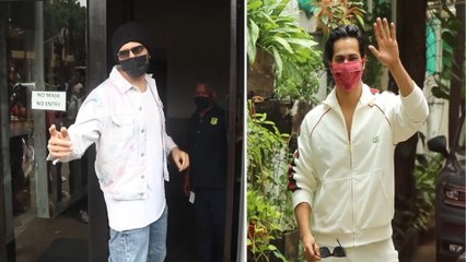 Kartik Aaryan, Varun Dhawan Snapped Across In The Town