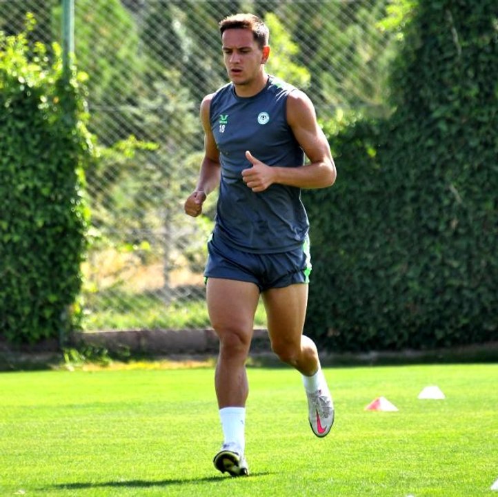 Konyaspor'da oyunculara hız testi yapıldı