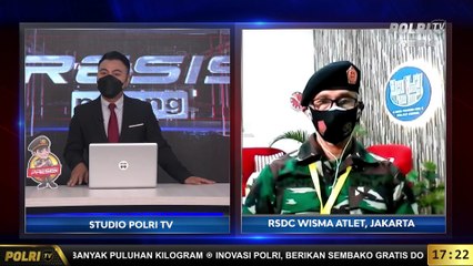 Live Dialog Bersama Koordinator Humas RSDC Wisma Atlet Kolonel Kesehatan Dr.Mintoro Sumego M.S terkait Tempat Tidur Turun 25 Persen