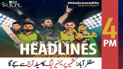 ARYNews Headlines | 4 PM | 6th August 2021