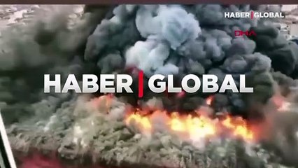 Esenyurt'ta lojistik firmasına ait depoda yangın