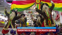 La orquesta sinfónica presentó ritmos bolivianos en un cholet de El Alto